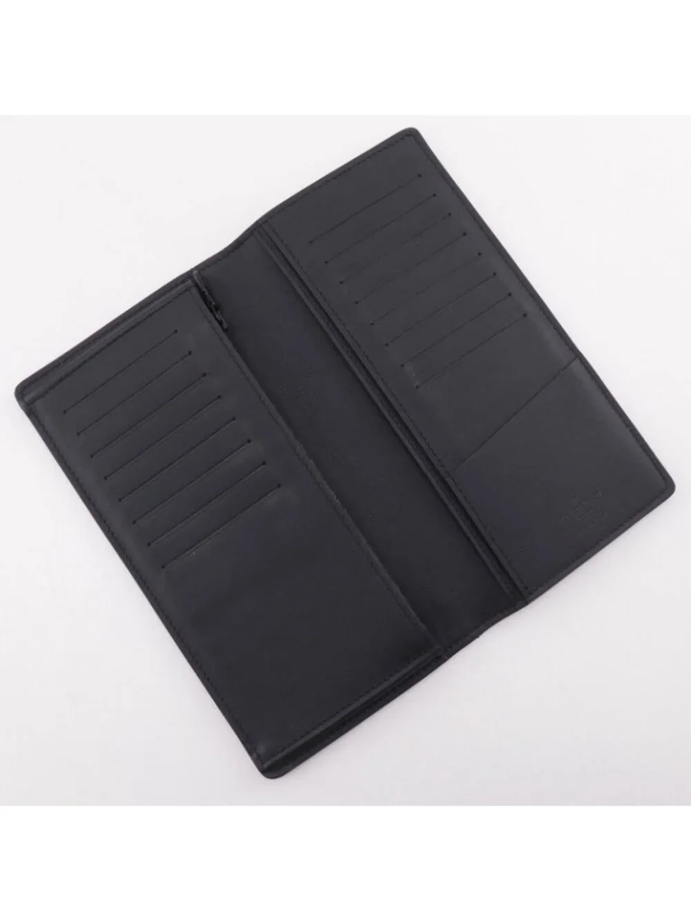Louis Vuitton Portefeuille Brazza Monogram Shadow Leather Black Wallet